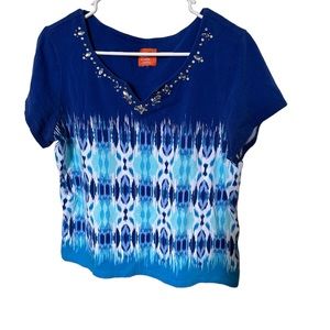 Hearts of palm Women’s short sleeve Cotton,spandex Top